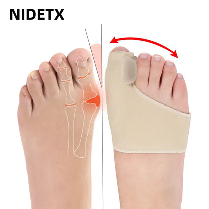 Correcteur Orteil Hallux Valgus 2pcs - Orthèse Oignon Pied Protecteur Pédicure Redresseur