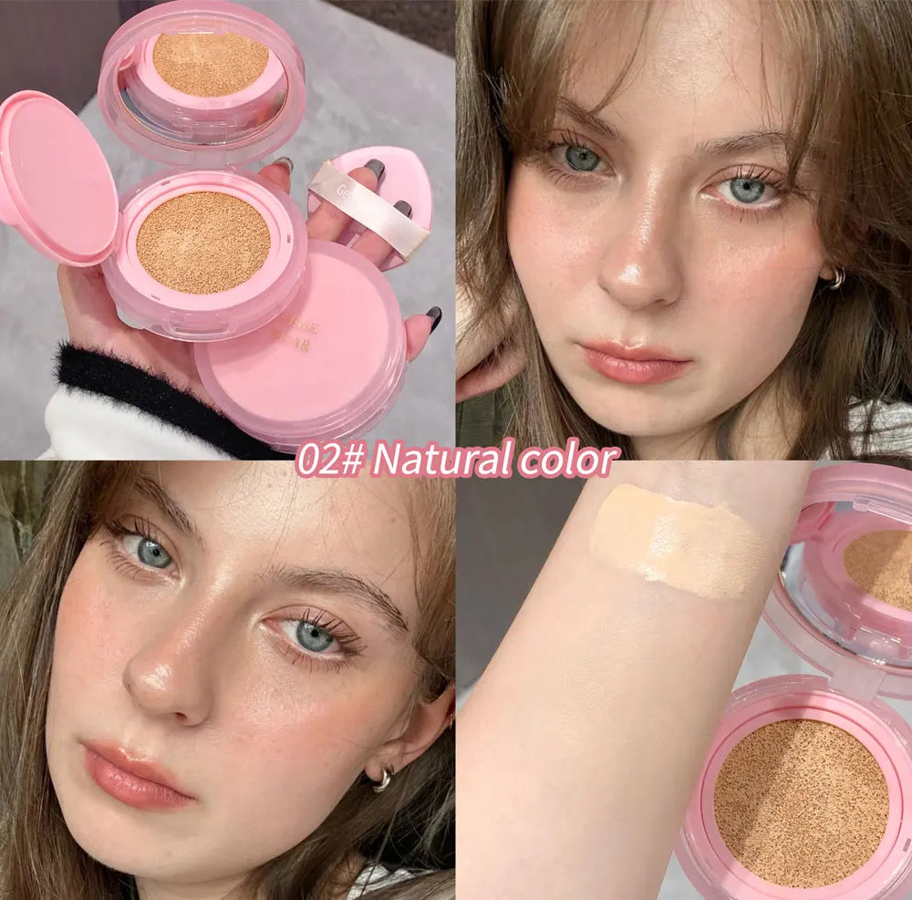Fond de Teint Crème Gege Bear Ultra 02 - Couvrance Totale Hydratant Longue Tenue Fini Naturel Maquillage