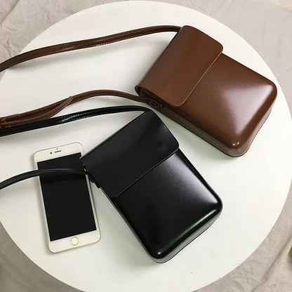 Mini Sac à Rabat en Cuir PU – Bandoulière & Crossbody Femme