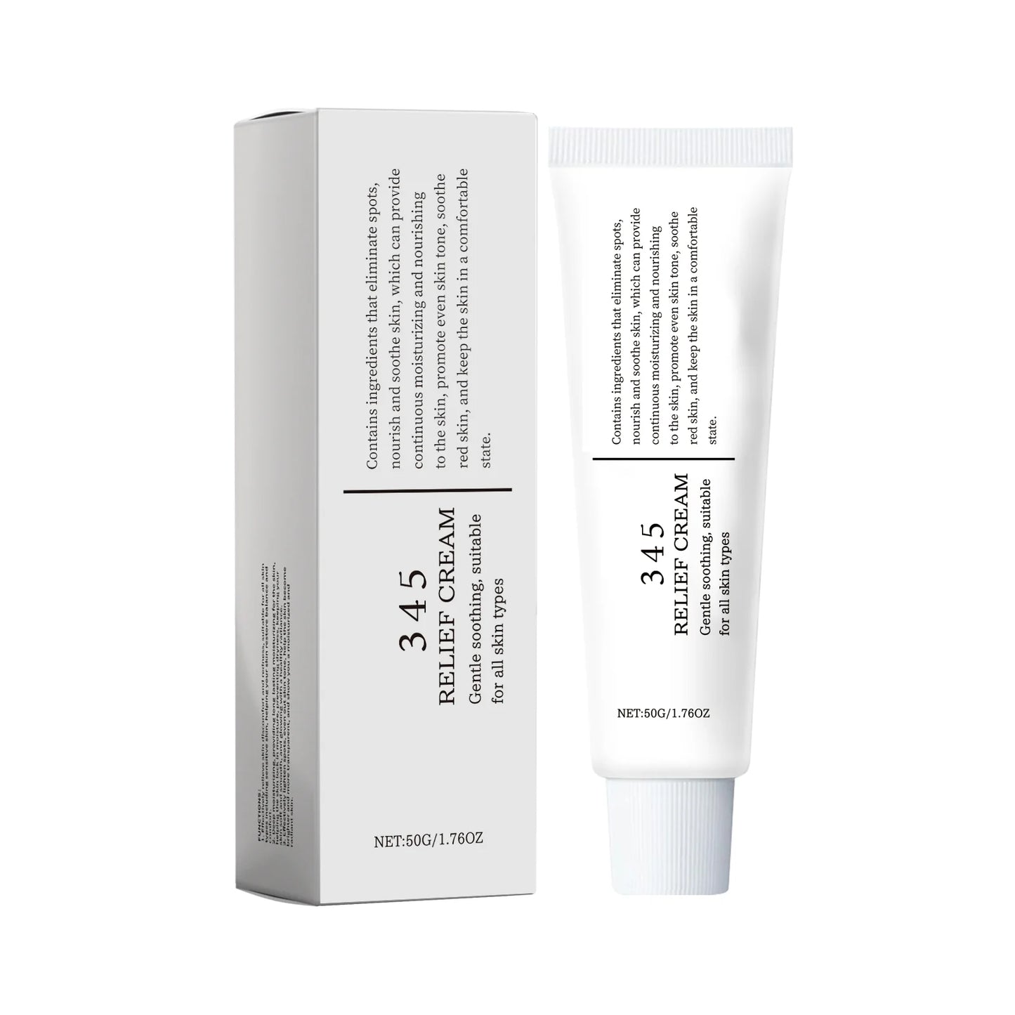 Crème Relief 345 Hydratante Anti-Imperfections Pack 10+2 Gratuit - Apaisante Nourrissante Soin Complet