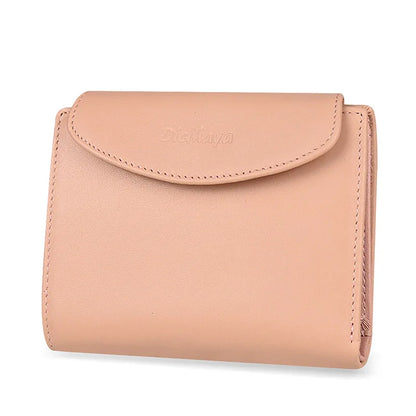 Portefeuille Femme Cuir Véritable - Porte-Monnaie Mini Clutch Porte-Cartes Bourgogne