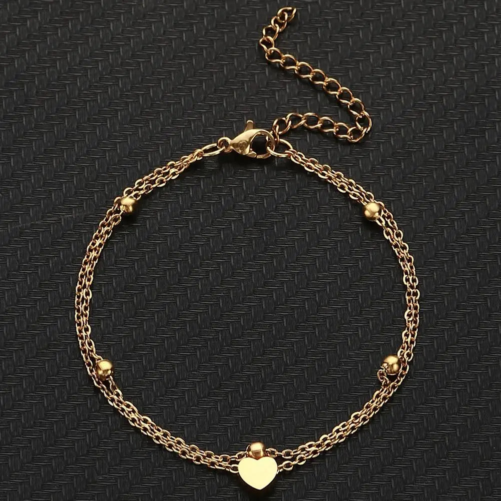 Chaîne de Cheville Bohème Perles Étoiles Pompons – Bracelet Pied Vintage Femme