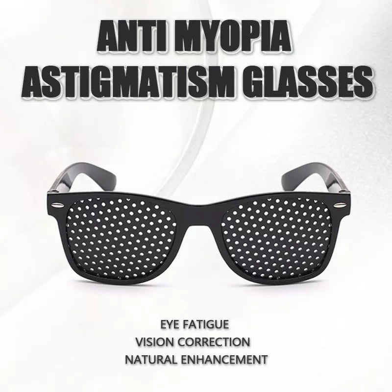 Lunettes Anti-Myopie à Trous Sténopéiques - Correction Vision Naturelle et Réduction Fatigue Oculaire