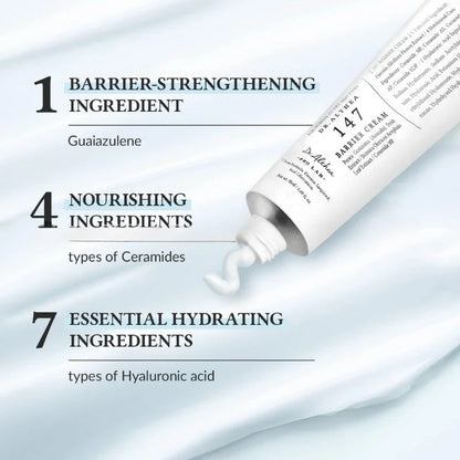 Crème Antioxydante 147/345 Pack 10pcs - Hydratante Barrière Intensive Anti-Acné Peau Sensible Grasse
