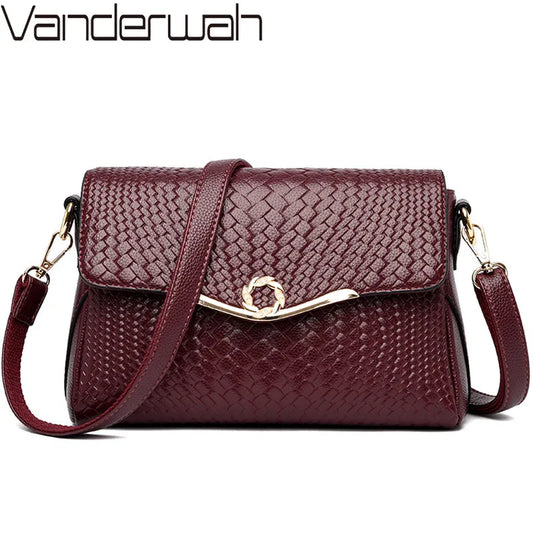 Sac à Main Femme Cuir Luxe Vintage - Messenger Crossbody Tote Designer