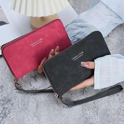 Sac à Main Femme avec Portefeuille Long - Pochette Multi-Fonctions Élégante