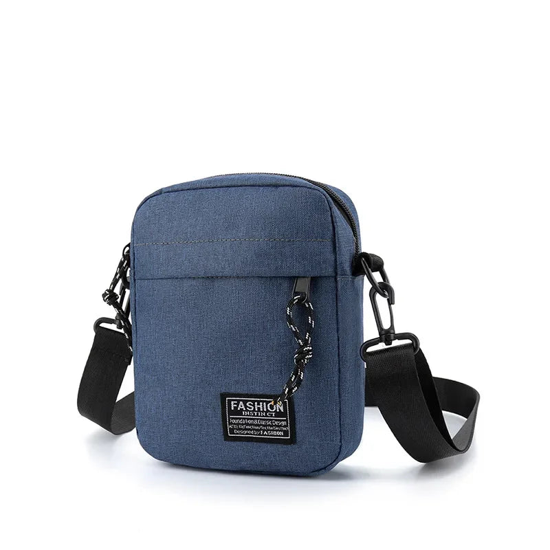 Mini Sac Baguette Bandoulière en Oxford – Unisexe