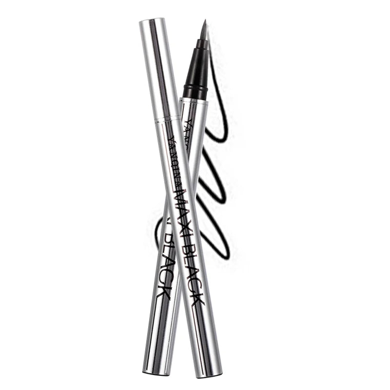 Crayon Eye-Liner YANQINA Noir Intense Waterproof - Eyeliner Longue Tenue Anti-Bavure Maquillage