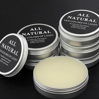 Crème Huile de Vison 50g - Entretien Cuir Chaussures Sacs Maroquinerie Nourrissant Protecteur Accessoires