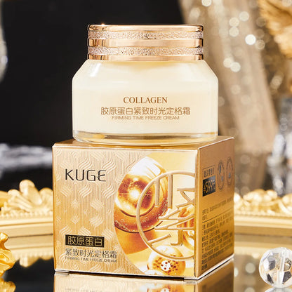 Crème Collagène 50g - Lifting Raffermissante Hydratante Anti-Rides Ridules Éclaircissante Visage Beauté