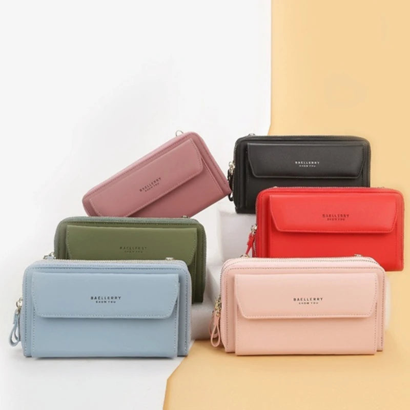 Portefeuille Long Femme Designer Multi-Compartiments - Clutch Grande Capacité