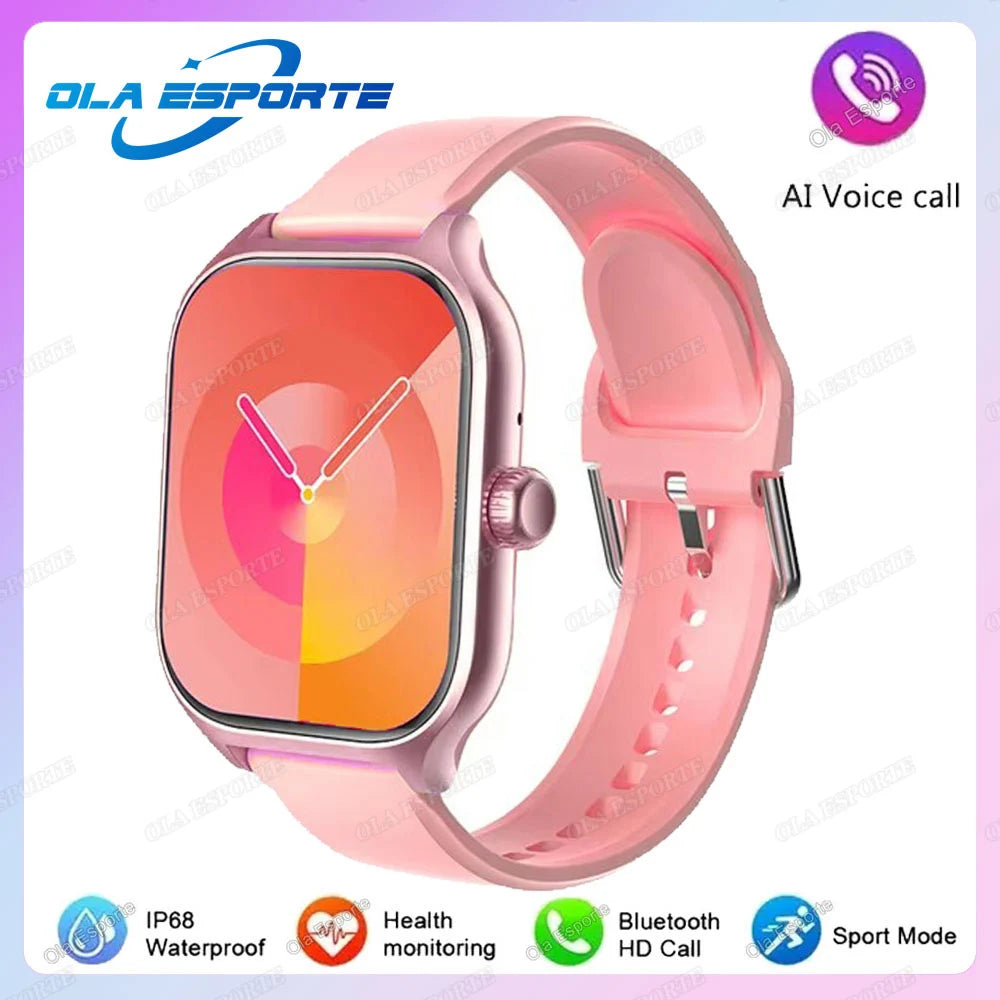 Montre Connectée 2026 Premium — Écran AMOLED 2,01", Appels Bluetooth, Unisexe