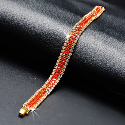 Bracelet Bohème Tressé Cristaux Zircon – Luxe Romain Unisexe