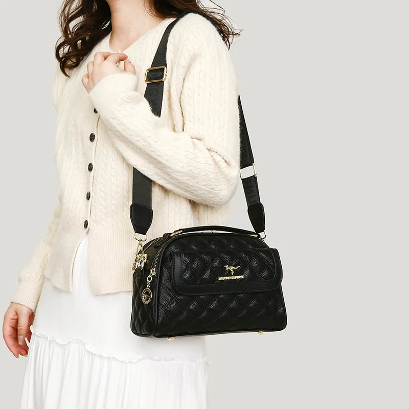 Sac à Main Femme Cuir - Sac Bandoulière Crossbody Designer Luxe Messenger