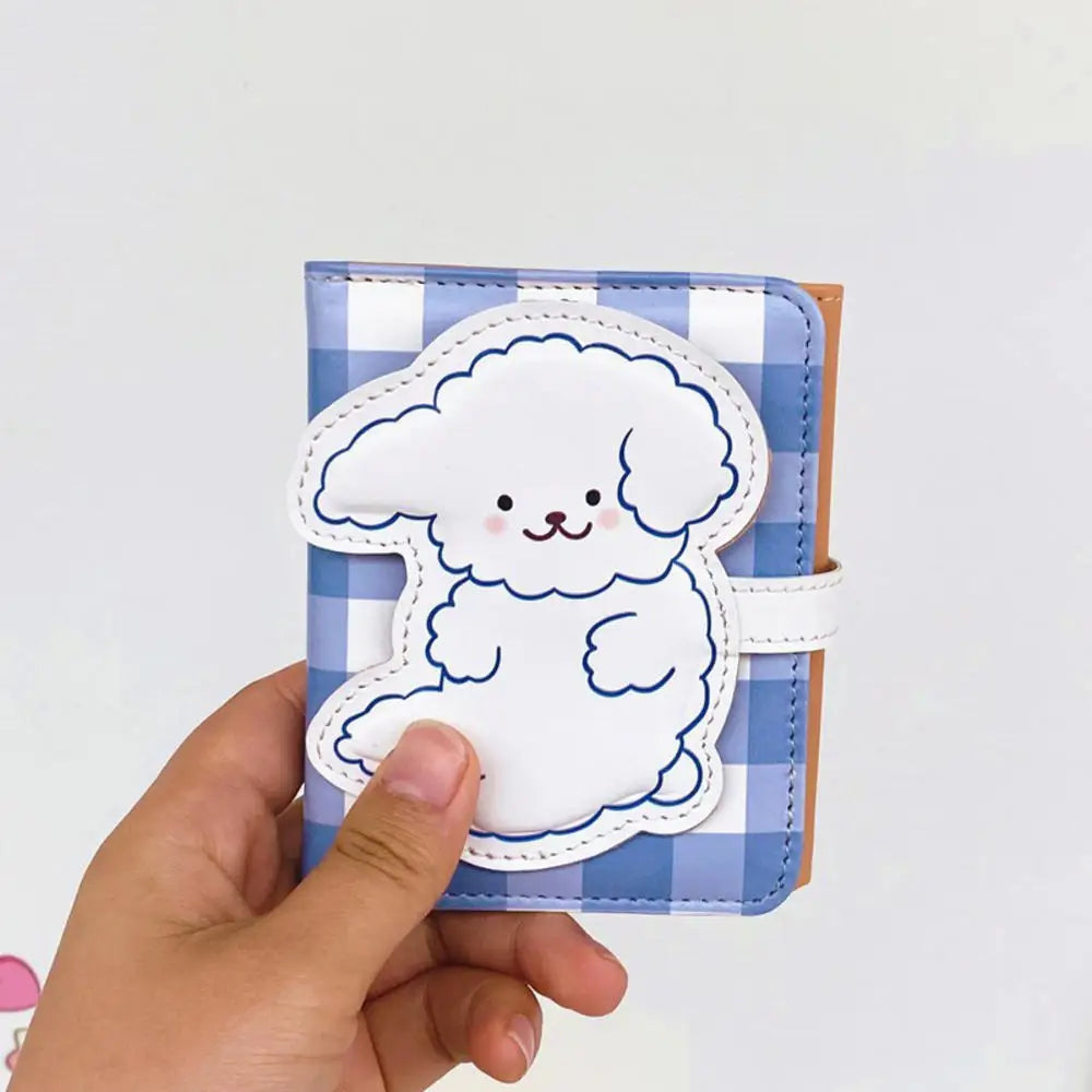 Portefeuille Femme Court Ourson Kawaii - Porte-Monnaie Cartoon Mignon Trifold Porte-Carte Étudiant