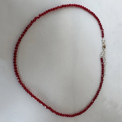 Collier Choker Perles Verre Bohème – Chaîne Courte Sweet Femme