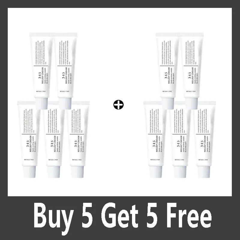 Crème Relief 345 Hydratante Anti-Imperfections Pack 10+2 Gratuit - Apaisante Nourrissante Soin Complet