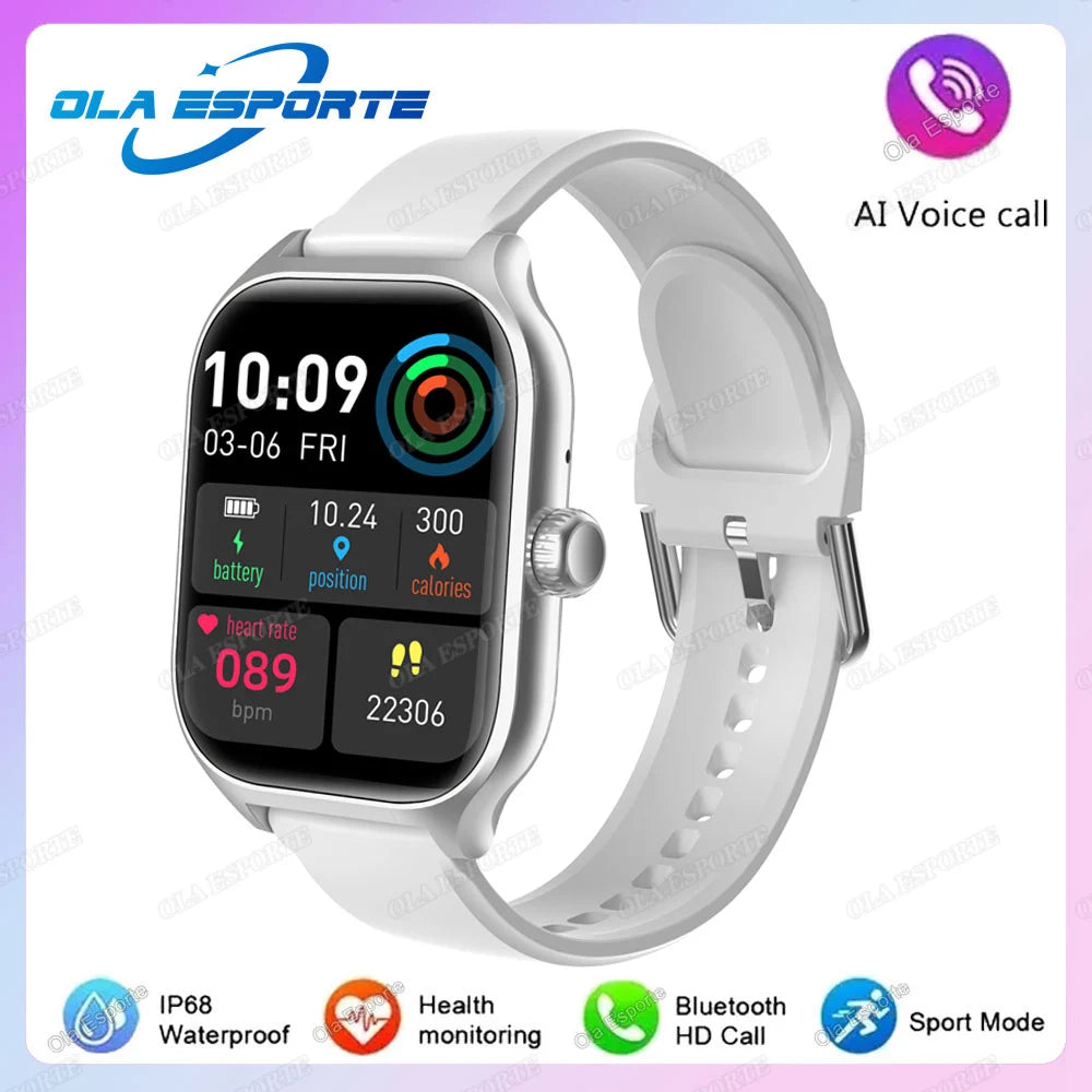 Montre Connectée 2026 Premium — Écran AMOLED 2,01", Appels Bluetooth, Unisexe