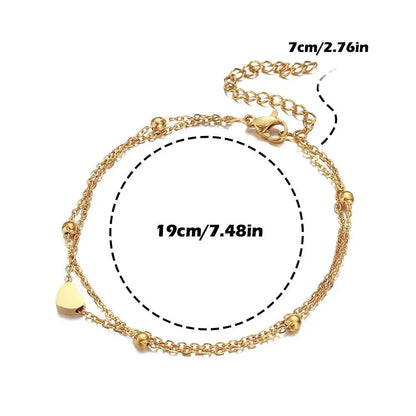 Chaîne de Cheville Bohème Perles Étoiles Pompons – Bracelet Pied Vintage Femme