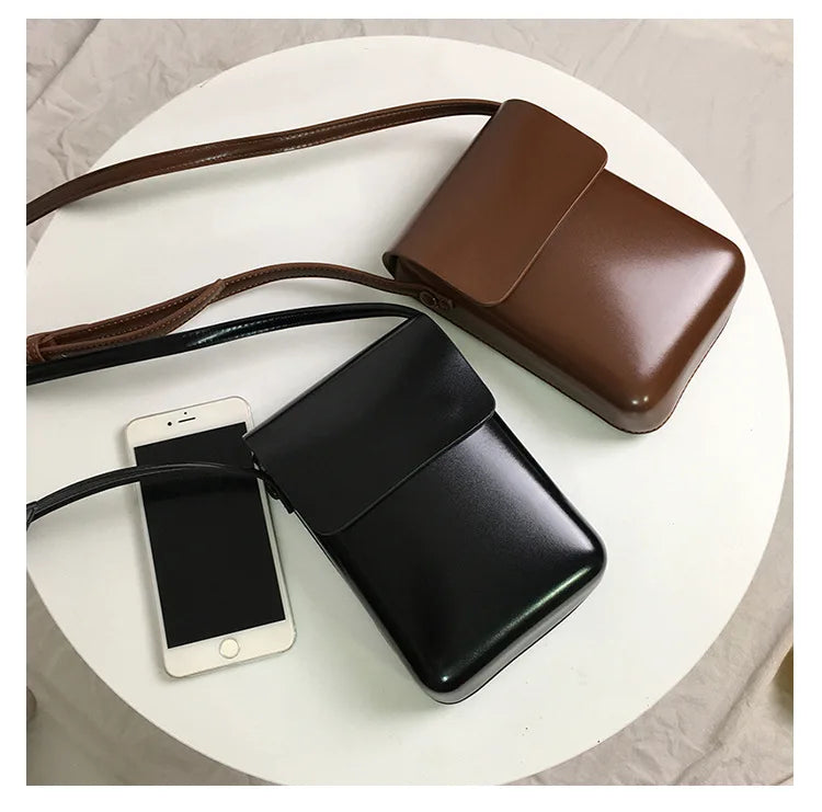 Mini Sac à Rabat en Cuir PU – Bandoulière & Crossbody Femme