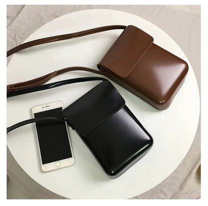 Mini Sac à Rabat en Cuir PU – Bandoulière & Crossbody Femme