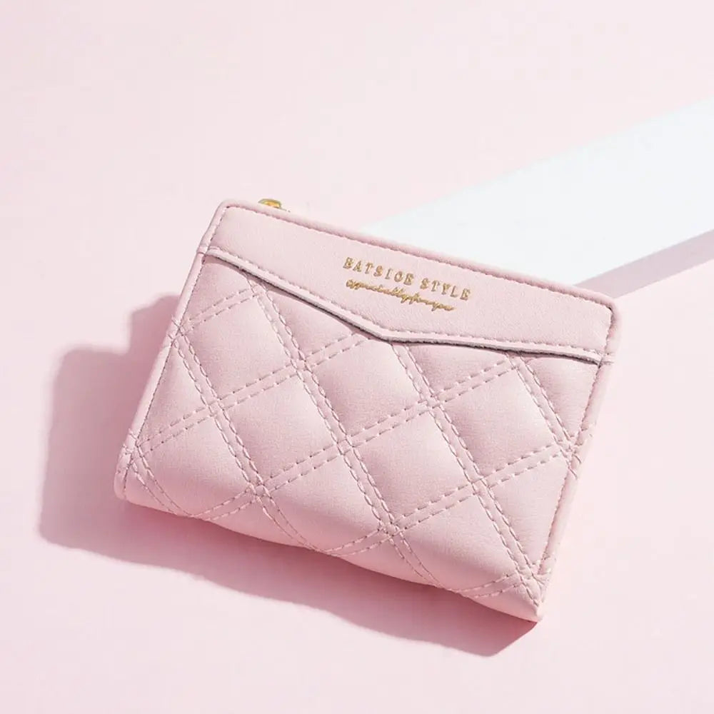 Portefeuille Femme Brodé Cuir PU Fermeture Éclair - Porte-Cartes Clutch Monnaie