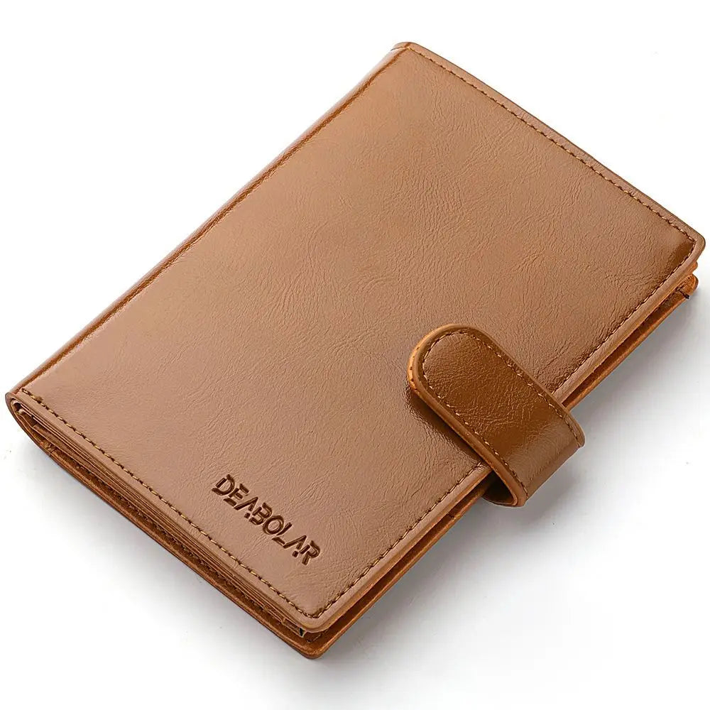 Porte-Passeport Cuir PU Multifonction Grande Capacité - Protège Passeport Porte-Carte Voyage Homme Femme Noir