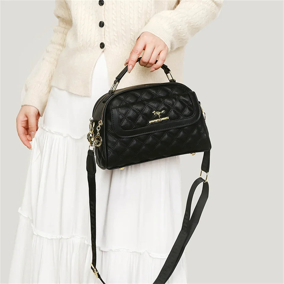 Sac à Main Femme Cuir - Sac Bandoulière Crossbody Designer Luxe Messenger