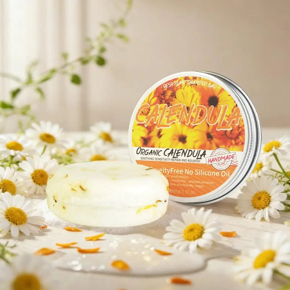 Pack 4 Savons Shampooing Naturels - Huiles Essentielles Anti-Pelliculaire
