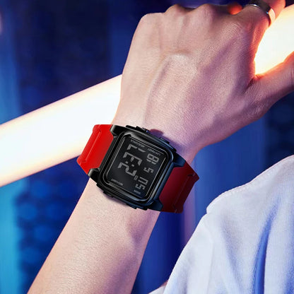 Montre Sport Numérique YIKAZE - Étanche LED Multifonction Homme
