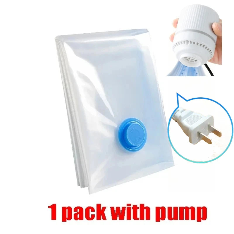 Sacs de Compression Sous Vide Réutilisables – 4 Tailles, Pompe en Option