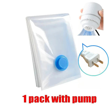 Sacs de Compression Sous Vide Réutilisables – 4 Tailles, Pompe en Option