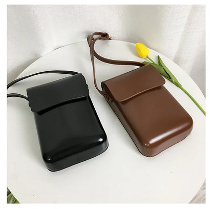 Mini Sac à Rabat en Cuir PU – Bandoulière & Crossbody Femme