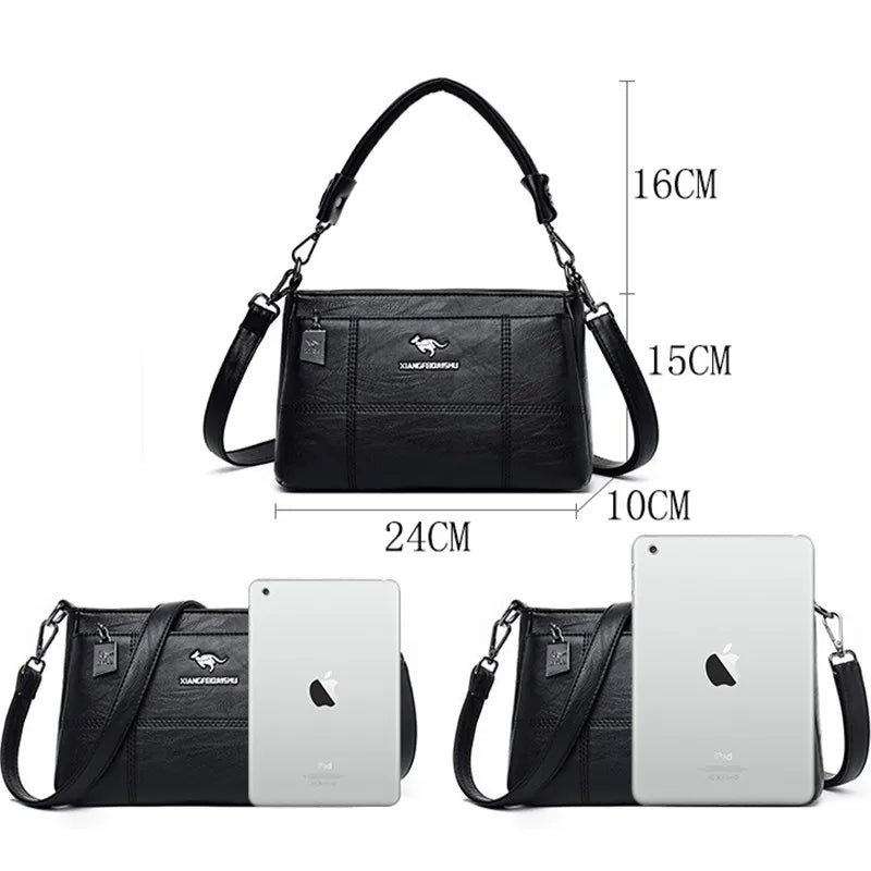 Sac à Main Femme Cuir Véritable Luxe 2025 - Crossbody Designer Premium