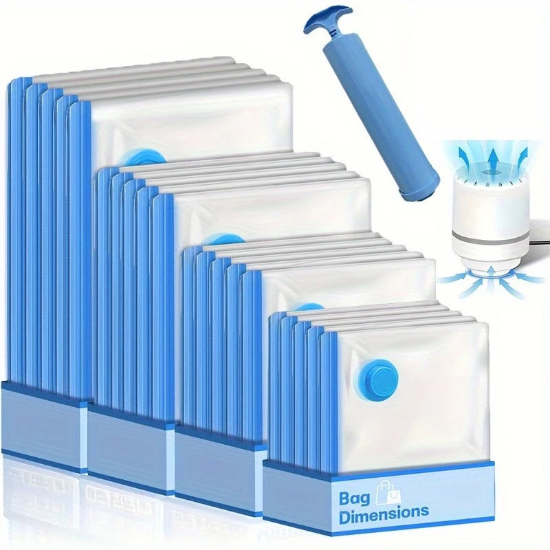 Sacs de Compression Sous Vide Réutilisables – 4 Tailles, Pompe en Option