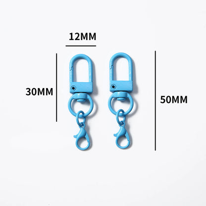 Mousquetons Métalliques Colorés – Lot de 10, 50 ou 100 pcs