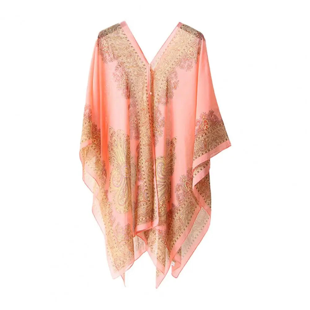Foulard Châle Mousseline Été Protection Solaire Femme - Bandana Plage Voyage Léger Doux