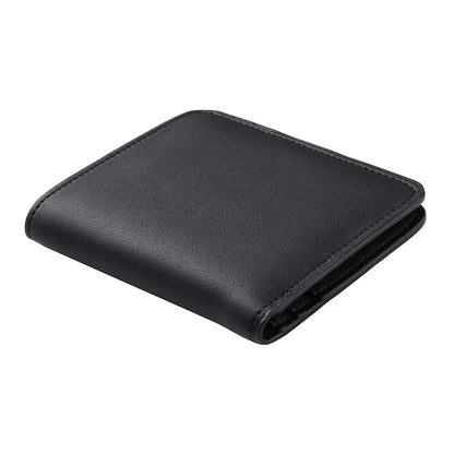 Portefeuille Femme RFID Bifold Compact Cuir - Mini Porte-Monnaie avec Fenêtre ID