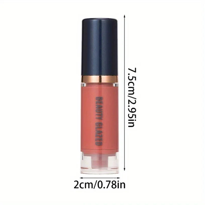Blush Liquide Beauty Glazed 102 - Waterproof Sweatproof Léger Non-Fade Naturel Joues Longue Tenue Maquillage