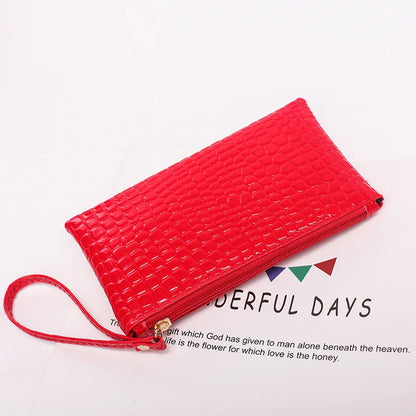 Portefeuille Femme Luxe avec Clip - Porte-Cartes Élégant pour Soirée