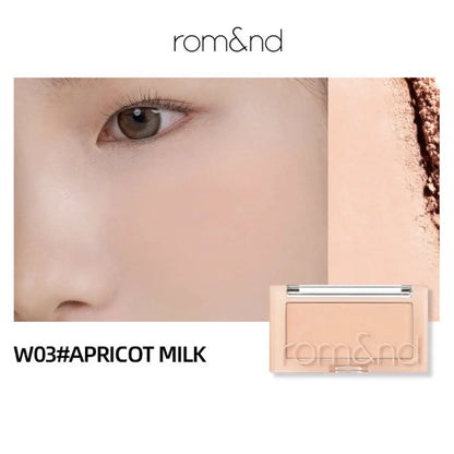 Blush rom&nd Better Than Cheek Peach Chip - Poudre Fine Modulable Sans Retombées Effet Naturel K-Beauty