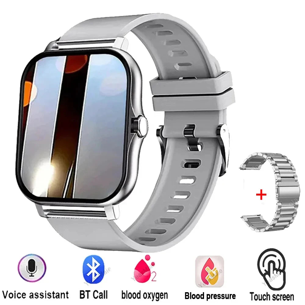 Montre Connectée Sport 2025 — Suivi Santé, Appels Bluetooth, Unisexe