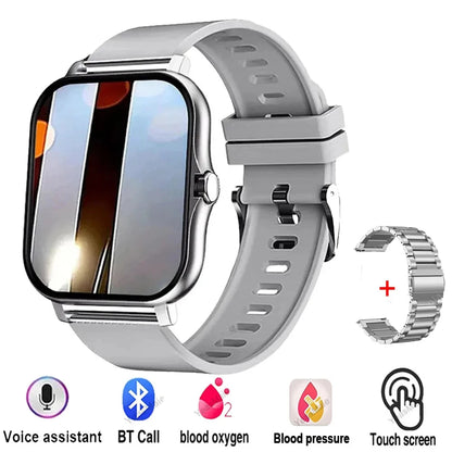 Montre Connectée Sport 2025 — Suivi Santé, Appels Bluetooth, Unisexe