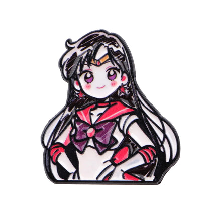 Pin's Émaillé Cartoon Anime Kawaii – Broche Badge Métal Femme Fille