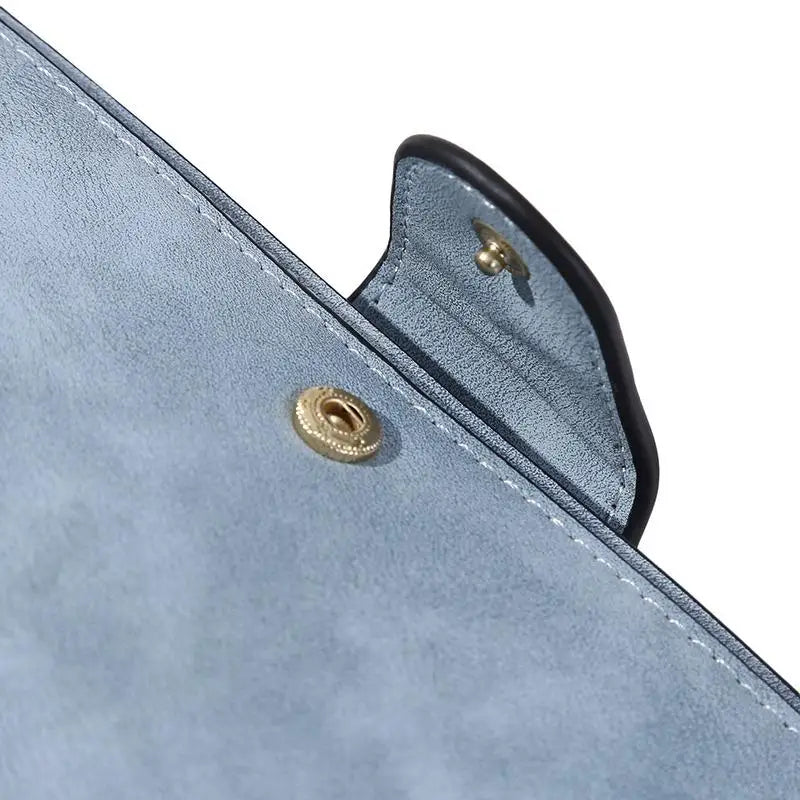 Portefeuille Long Femme Cuir Givré Vintage - Pochette Zip avec Porte-Cartes