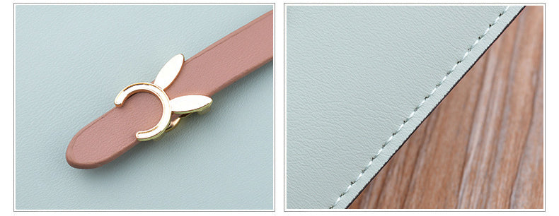Portefeuille Femme Long Cuir Luxe Slim - Porte-Carte Crédit Clutch Élégant Tendance