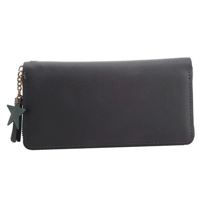 Portefeuille Femme Long Cœur Luxe - Clutch Wallet Porte-Cartes Téléphone Vert