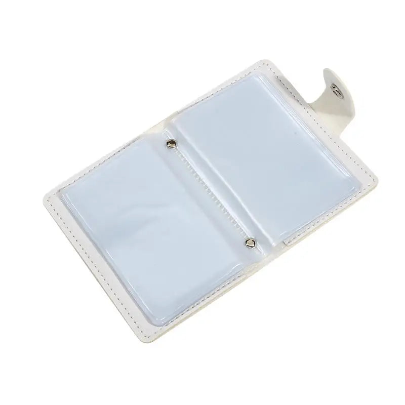 Portefeuille Femme 20 Poches Cartes Cuir PU - Porte-Cartes Étanche Grande Capacité