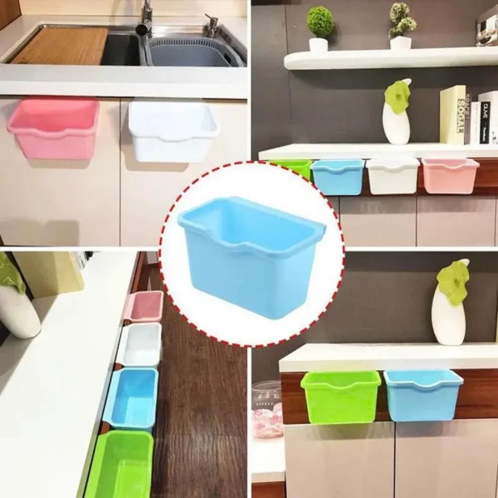 Poubelle Suspendue pour Porte d'Armoire - Bac à Déchets Mural de Cuisine