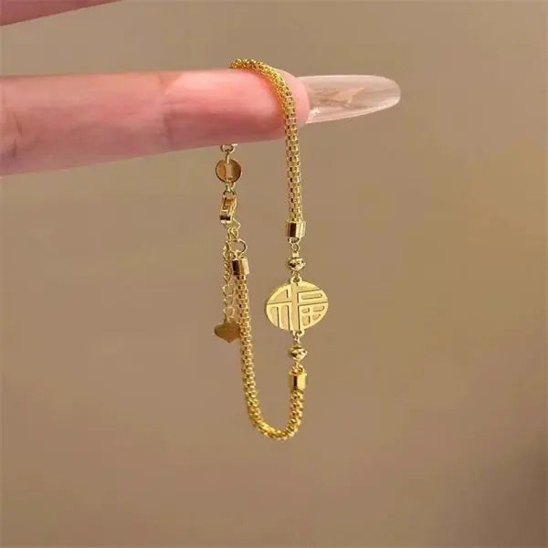 Bracelet "Mama" Cristaux Zircon – Chaîne Ajustable Fête des Mères